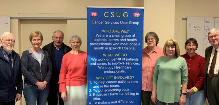 Photograph of the Cancer Services User Group members