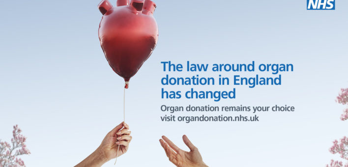 NHS poster for organ donation week
