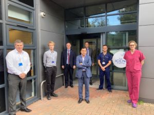 The Innovation Team outside The ICENI Centre