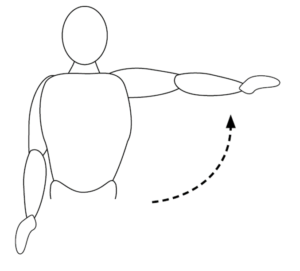 Image showing lifting the arm away from the body