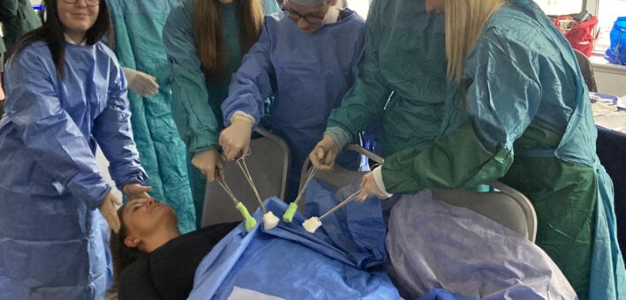 Honywood School pupils (from left) Pippa Hutchinson, Ellie-Mae Jobson, Edie Grounds and Matilda Arkle.