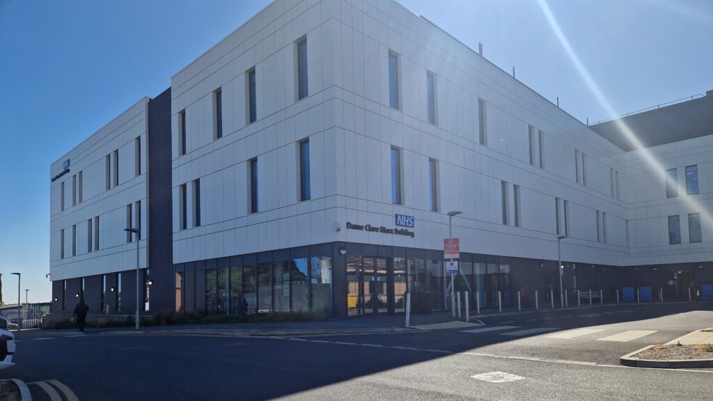 An external image of the Dame Clare Marx Building